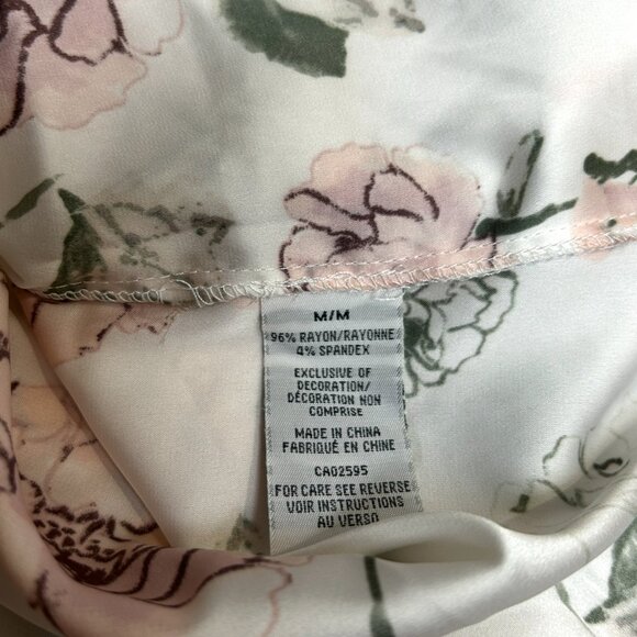 Kismet Womens Blouse Size M Soft Floral Lace Watercolor Feminine Garden Girl - Picture 4 of 6